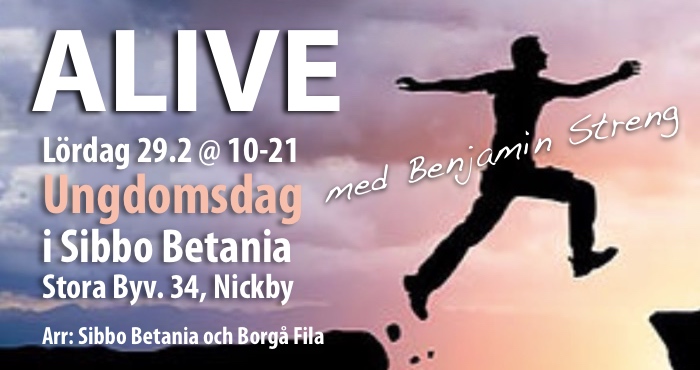 Ungdomsdag med Benjamin Streng @ Betaniakyrkan