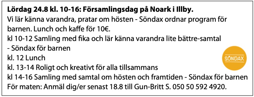 Församlingsdag @ Noark